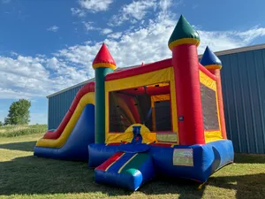 Rainbow Castle Combo — Bounce & Slide