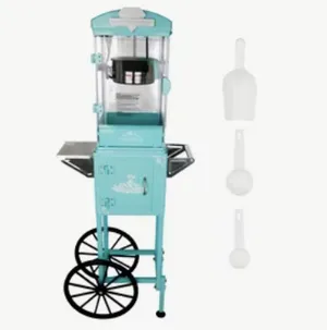 Baby-Blue Popcorn Cart