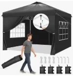 Black Pop-Up Canopy 10x10