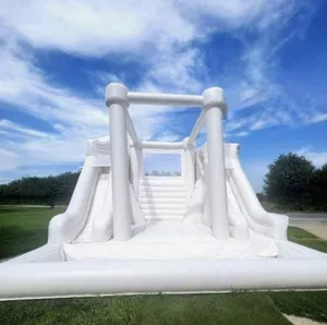 Elegant White Combo — Double Slide & Pool