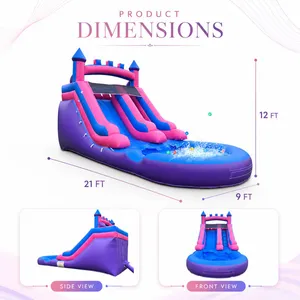 Pink & Purple 21Ft Slide