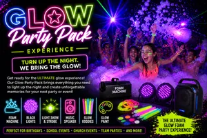 ✨🪩 Ultimate Glow Foam Party Experience 🪩✨