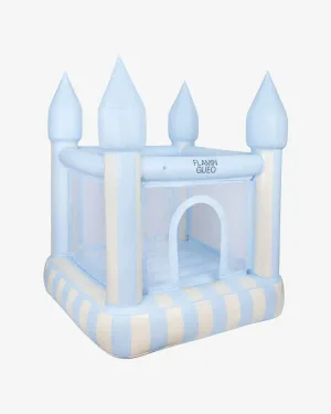 Mini bounce house blue