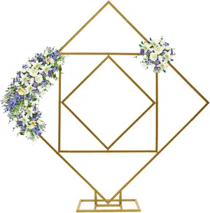 Diamond Square Gold backdrop stand