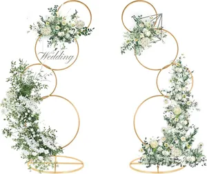 5ft 4-tier arch backdrop - Rose Gold