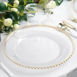Clear Charger plates