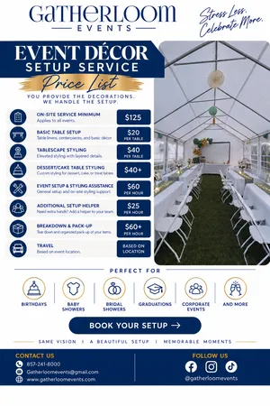 Decor Setup Service