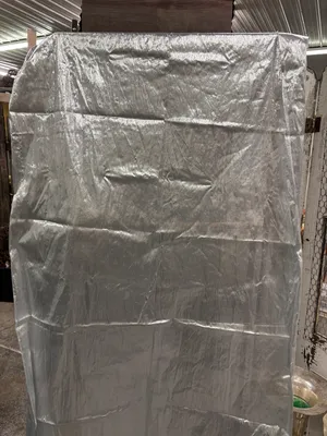 Silver Curtain Panel