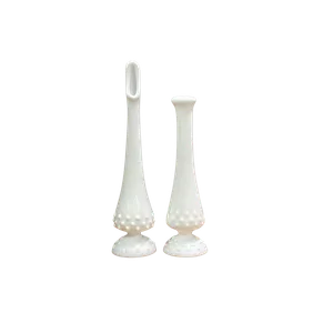 Milk Glass Vase Style 19 (9 inch)