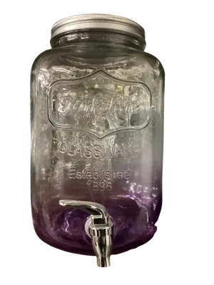 Glass Water Dispenser-purple
