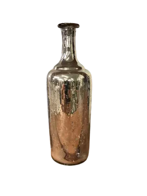 Mercury Glass Bottle LG
