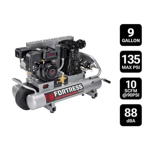 CENTRAL PNEUMATIC 9 Gal Wheelbarrow Air Compressor 1