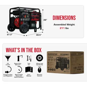 PREDATOR 11500W Tri-Fuel Inverter Generator 1