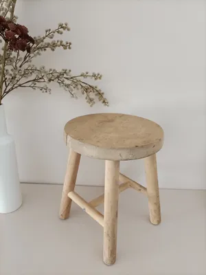 Tabouret en bois 