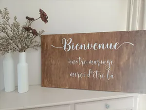 Panneau de bienvenue