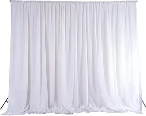 RIDEAU BLANC POUR ARCHE OU FOND PHOTO 
