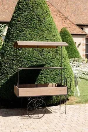 Charrette en bois 