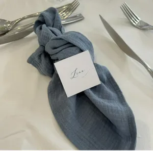 SERVIETTE BLEU NUIT 