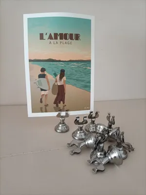 Porte carton argent