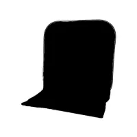 Impact Super Collapsible Background - 8 x 16' (Black)