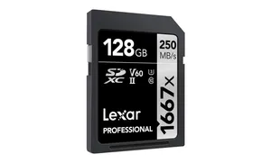 Lexar 128GB Professional 1667x UHS-II SDXC Memory Card
