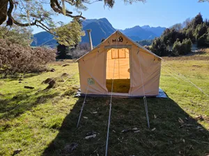 M.I.A Westlander III Tent with V2 Stainless Steel Woodstove