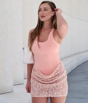Benni Ariel Mini in Coral 