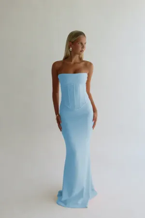 Hntr The Label Louie Gown - Blue 