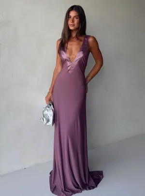 Ance Gria Rosa Gown - Mauve