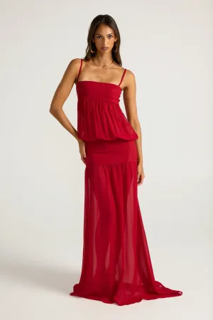 Ance Gria Romeo Gown - Red