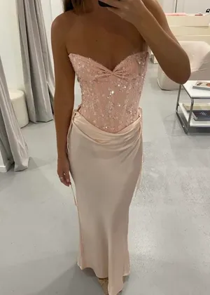 Natalie Rolt Verity Bustier - Baby Pink 