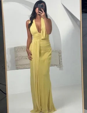 Bec & Bridge Cassis Drape Maxi - Citron 