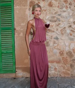 At First Sight Studio Reef Dress - Grape