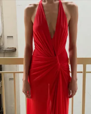 Bec & Bridge Xanthi V Neck Maxi - Flame