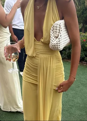 Bec & Bridge Cassis Drape Maxi - Citron 