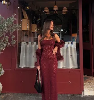 Arcina Ori Margot Dress in Wine