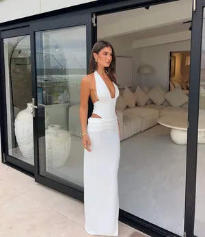 Natalie Rolt Becca Set in White