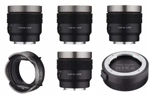 Samyang V-AF Prime Lens Set (Sony E, no camera)