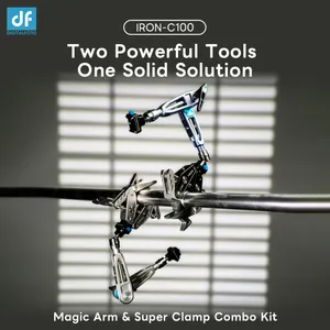 JF DigitalFoto IRON-C100S + IRON-C100G Magic Arm & Super Clamp Combo Kit