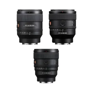 Sony G Master Prime Lens Set (Sony E, no camera)
