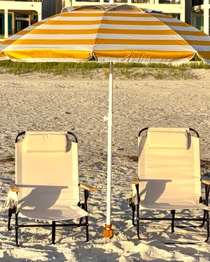 Signature Umbrella + 2 Chairs