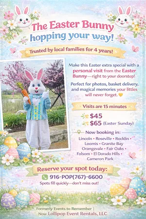 Easter Bunny non Sunday 