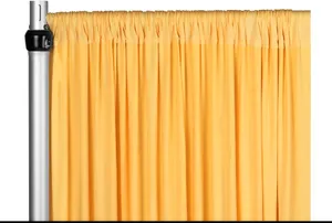 Yellow spandex drapes(10ft)