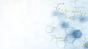 Backdrop Hexagon wit