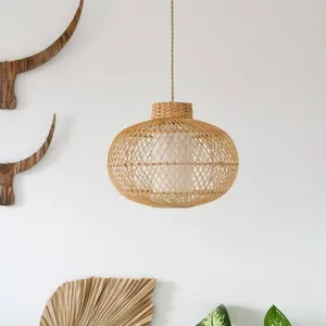 Rotan lampenkap middel
