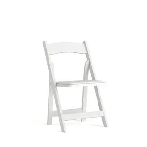 Wooden Folding Chair- White