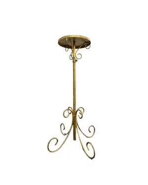 Vintage Gold Iron Metal Centerpiece