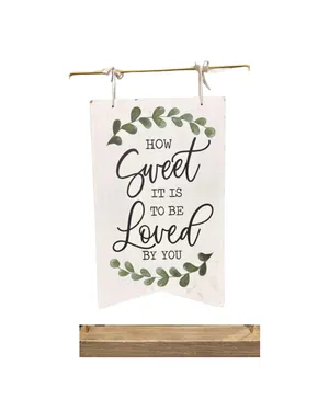 How Sweet Wooden Sign