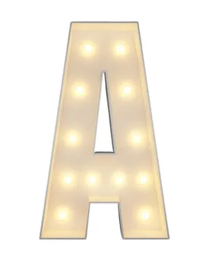 5ft  Letter “A” Marquee 