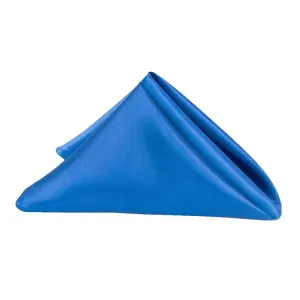 Royal Blue Satin Napkin